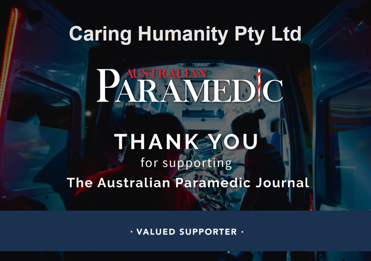 Australian Paramedic Supporting